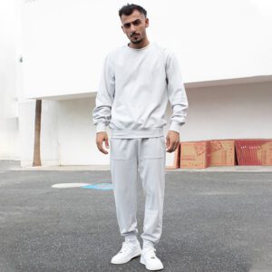 2 Two Piece Sweatsuit Jogger Set Men