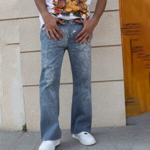 Casual Breathable Denim Jeans Pants Men