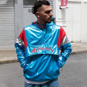 Custom Half Zip Pullover Windbreaker Men Jackets