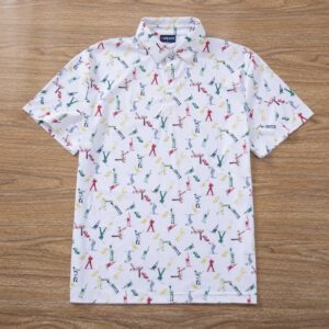 Polyester Quick Dry Sport Golf Polo Shirt Men