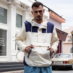 Pullover Nylon Windbreaker Hoodies Jacket