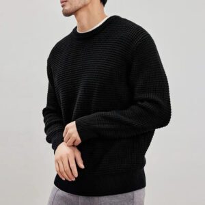Oversized Pullover Crewneck Sweaters Men
