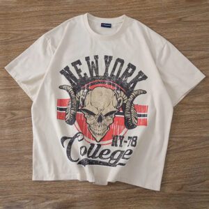 Graphic Heavyweight Drop Shoulder oversized t shirts Men