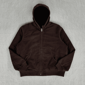 Acid Wash Detroit Canvas Trucker Hooded Jackets Men